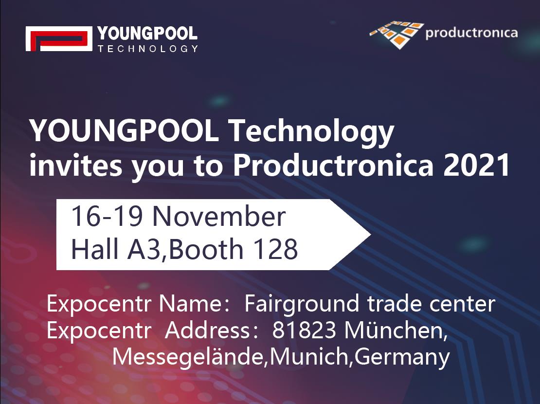 YOUNGPOOL Technology vous invite à Productronica 2021